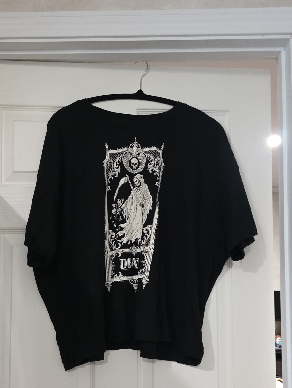 Nightfall By Torrid Death Tarot card Black Crop Top